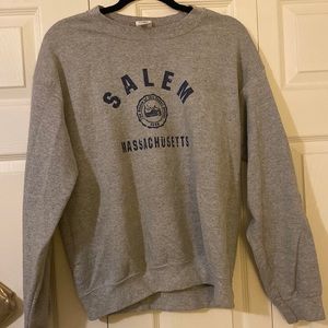 Grey Salem Massachusetts crew neck